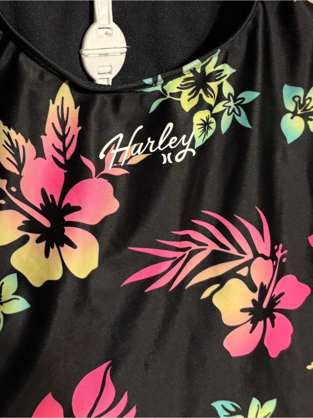 Hurley Girls 2-Piece Ruffle Tankini Swim Set Floral Print‎ Size M(7-8) NWT